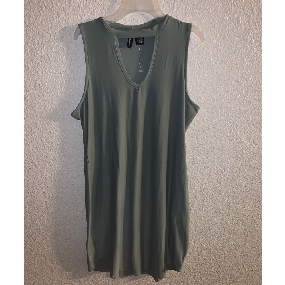 Sage green dress